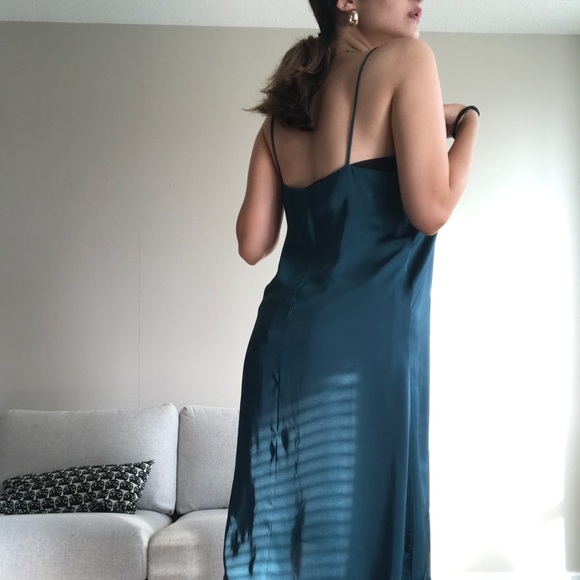 Vintage satin dress| size S - Picture 3 of 5